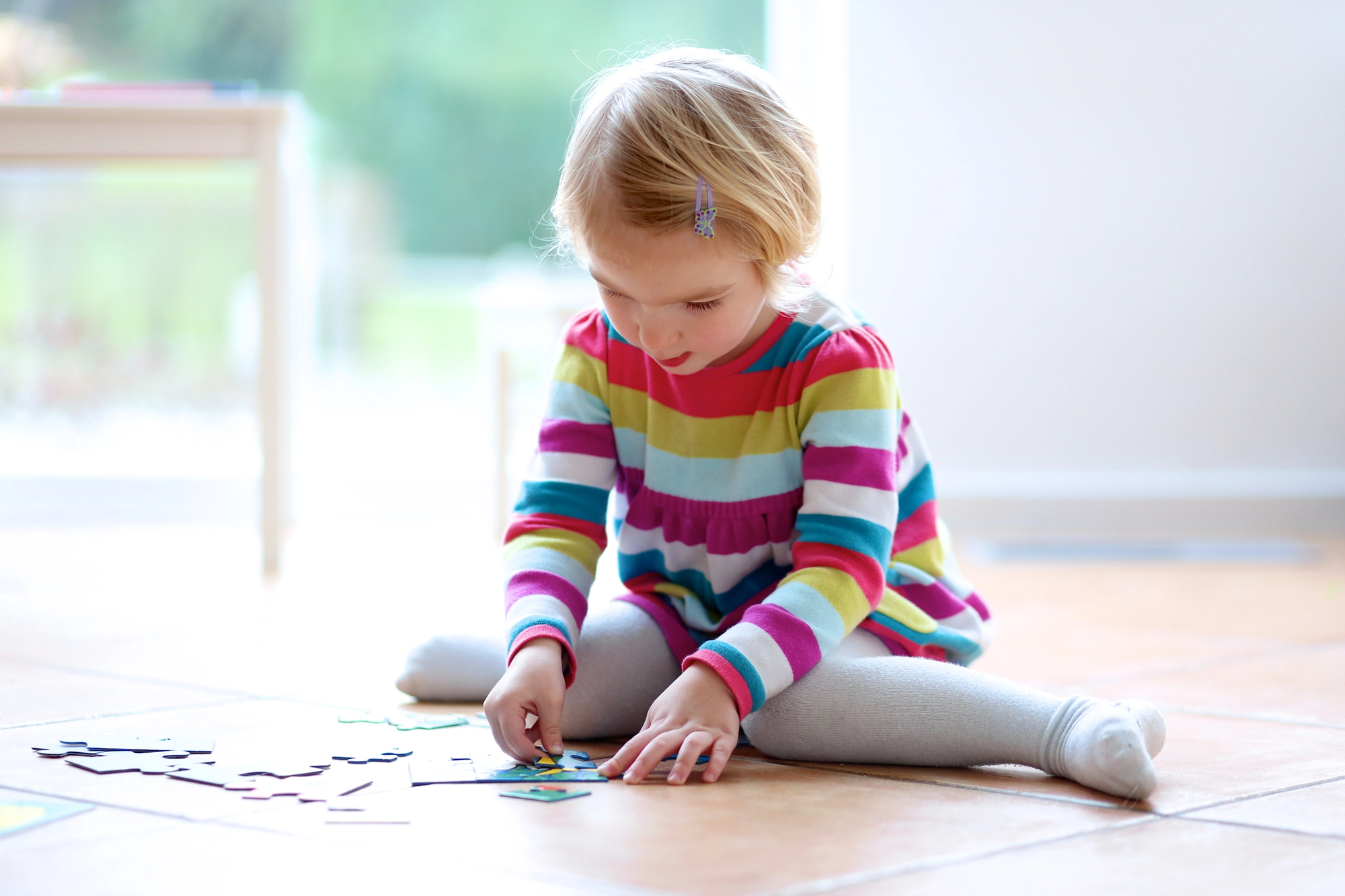 Easy-to-clean tile flooring for families with pets